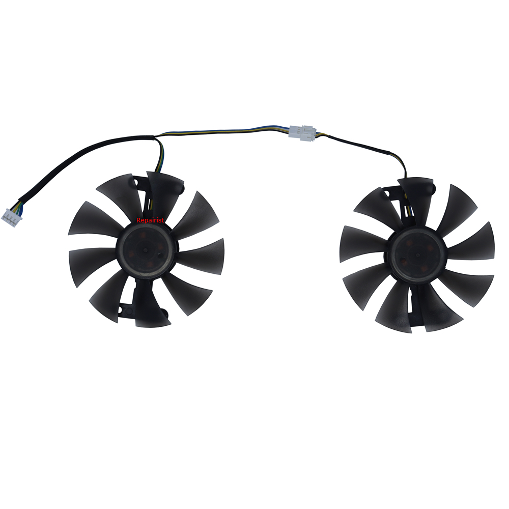 2개/세트, GA91S2H, 비디오 카드 팬, 직경 8 - Rx 580 8Gb 2048Sp Gpu 리뷰 및 가격