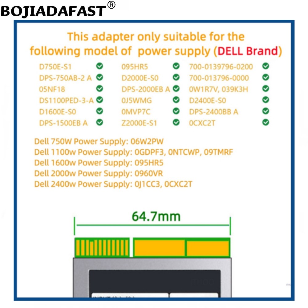 DELL 1100W 2000W 2400W 750W 16 - 2400W Server Psu Breakout Board 리뷰 및 가격
